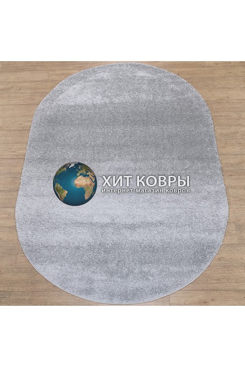 Российский ковер Фьюжн 44102-46122 Серый овал